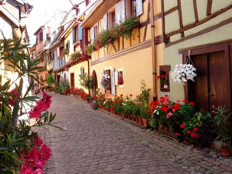 Balade  Eguisheim, un village d'alsace - les ruelles